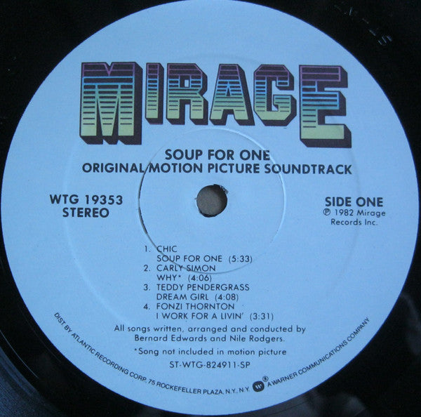 Various - Soup For One - Original Motion Picture Soundtrack