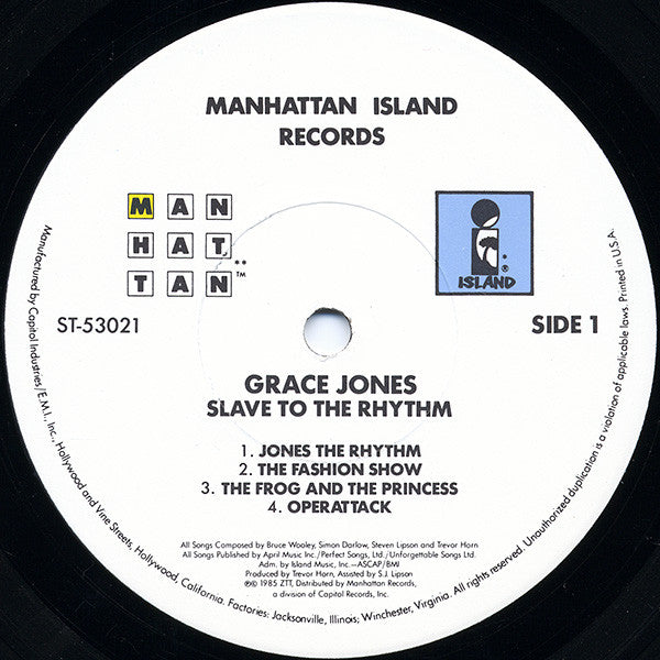 Grace Jones - Slave To The Rhythm