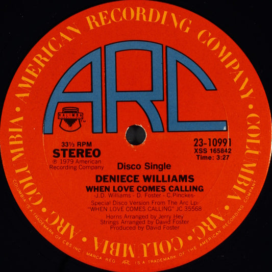 Deniece Williams - When Love Comes Calling / I've Got The Next Dance