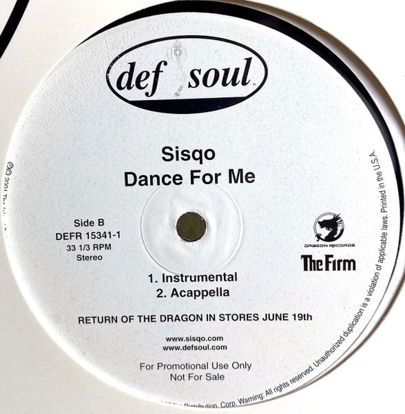 Sisqo - Dance For Me