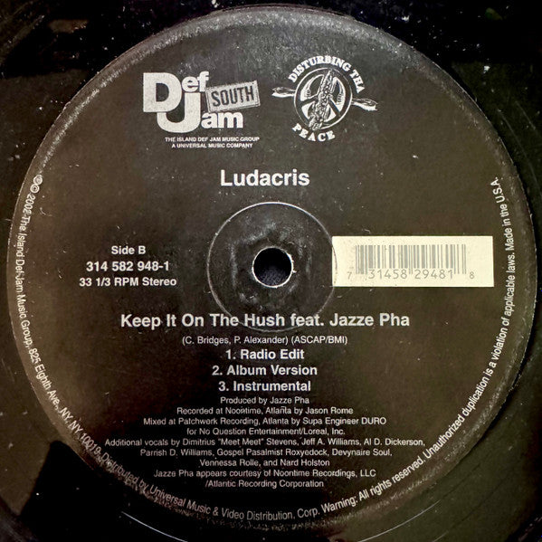 Ludacris - Move B***h / Keep It On The Hush