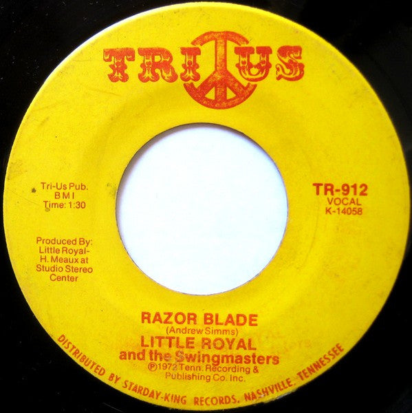 Little Royal & The Swingmasters - Jealous / Razor Blade