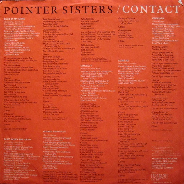 Pointer Sisters - Contact