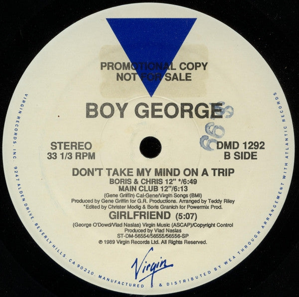 Boy George - Don't Take My Mind On A Trip