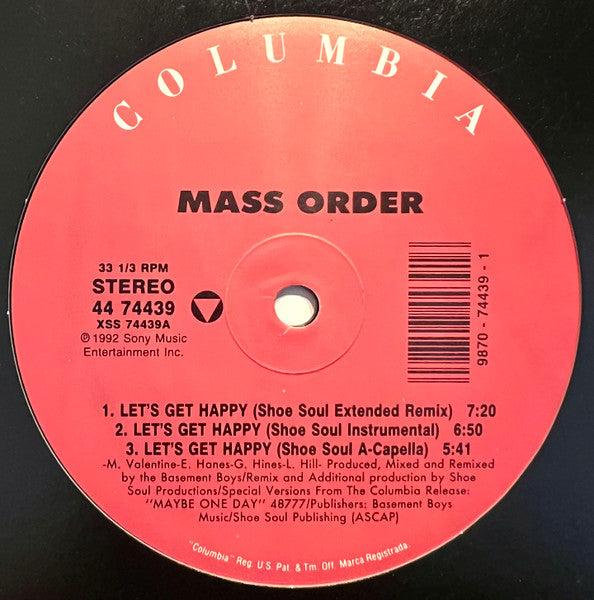 Mass Order - Let's Get Happy