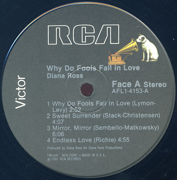 Diana Ross - Why Do Fools Fall In Love