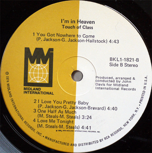 Touch Of Class - I'm In Heaven