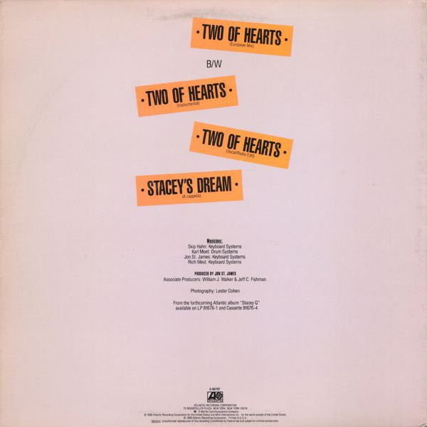 Stacey Q - Two Of Hearts (European Mix)