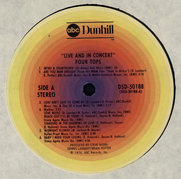 Four Tops - Live & In Concert