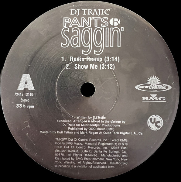 DJ Trajic - Pants R Saggin'