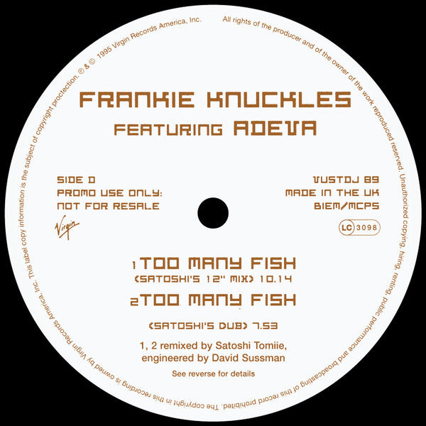 Frankie Knuckles - Too Many Fish