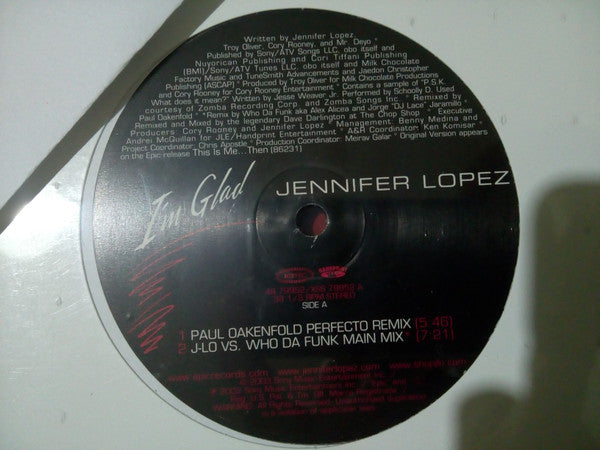 Jennifer Lopez - I'm Glad