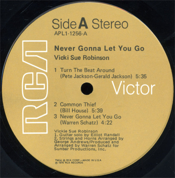 Vicki Sue Robinson - Never Gonna Let You Go