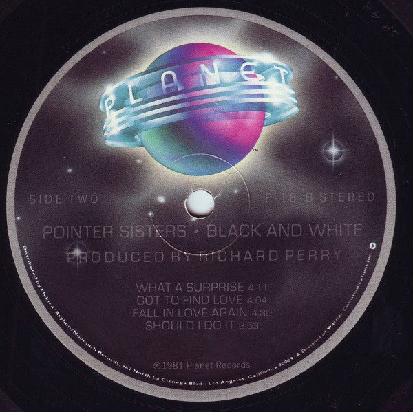 Pointer Sisters - Black & White