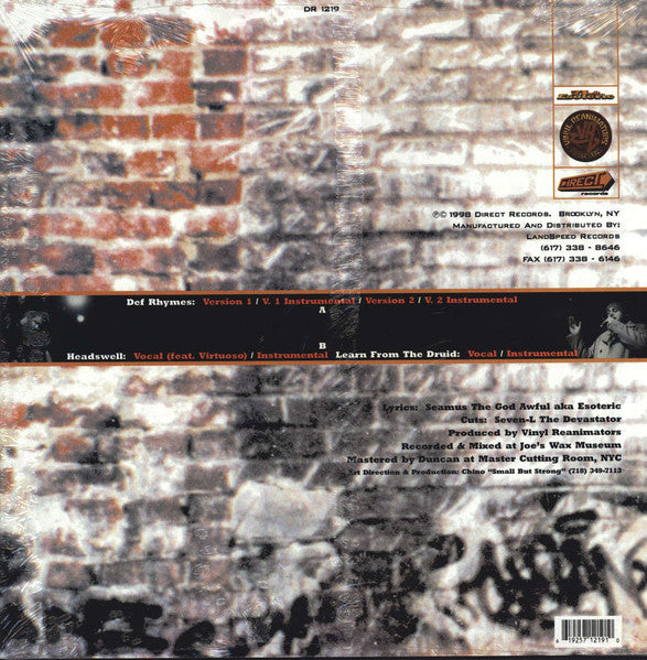 7L & Esoteric - Def Rhymes / Headswell / Learn From The Druid