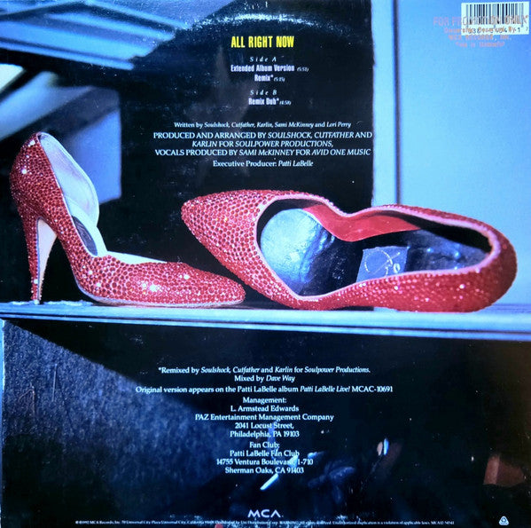Patti LaBelle - All Right Now