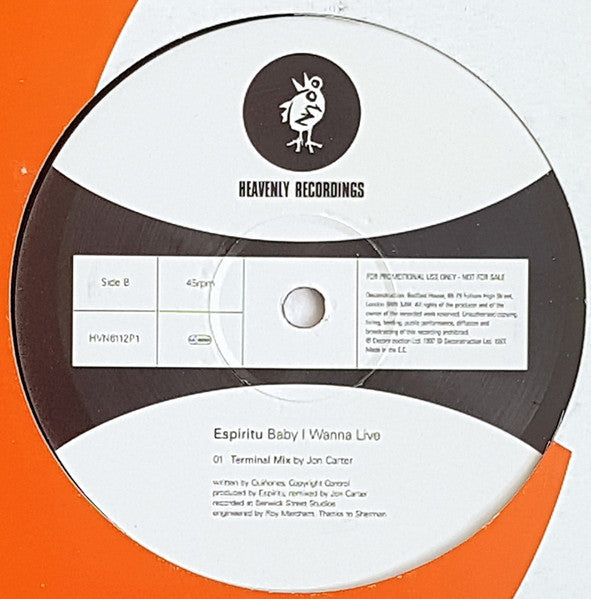 Espiritu - Baby I Wanna Live