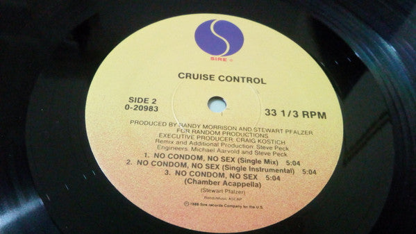 Cruise Control (2) - No Condom, No Sex