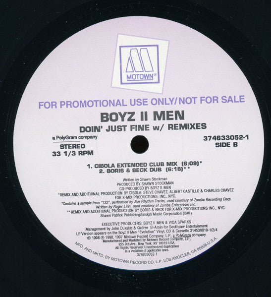 Boyz II Men - Doin' Just Fine
