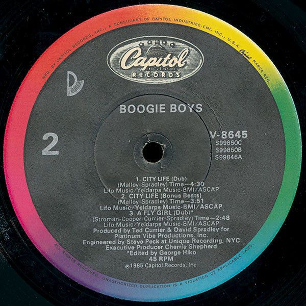 Boogie Boys - A Fly Girl / City Life