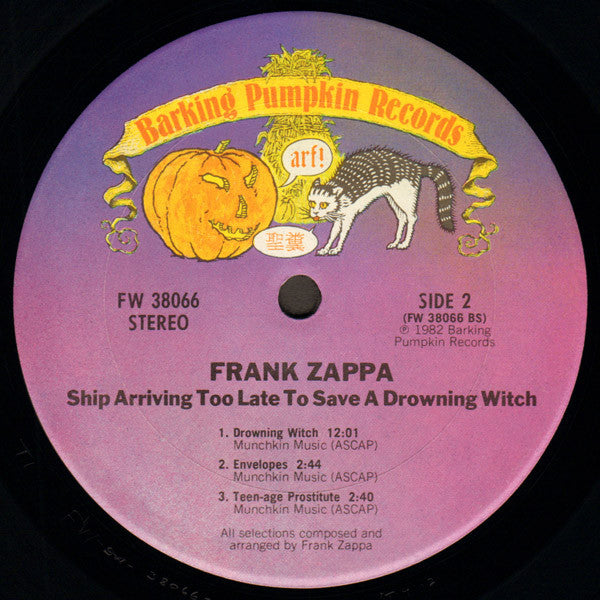 Frank Zappa - Ship Arriving Too Late To Save A Drowning Witch