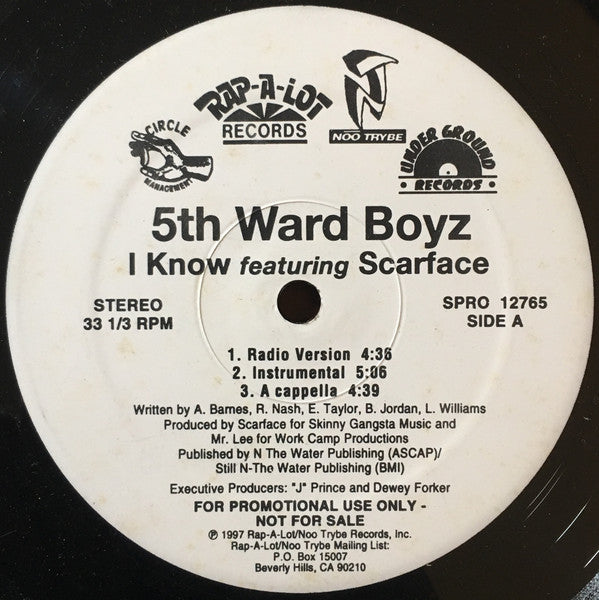 5th Ward Boyz - I Know / Heat
