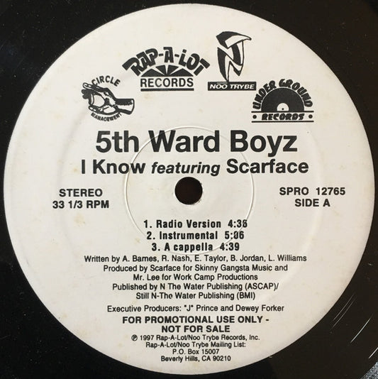 5th Ward Boyz - I Know / Heat
