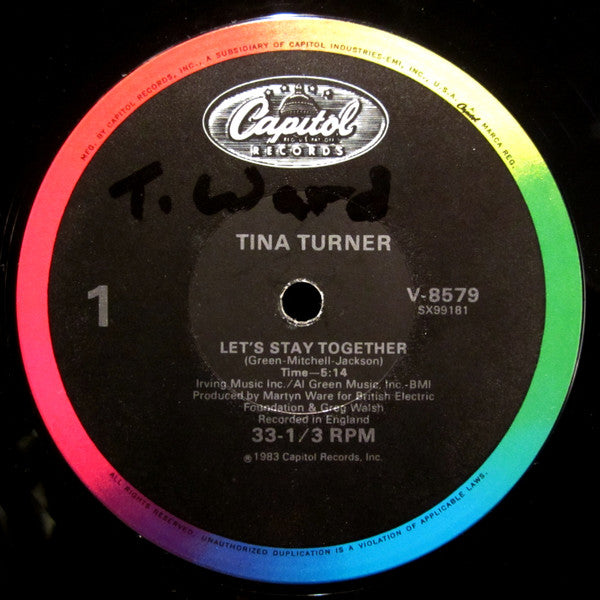 Tina Turner - Let's Stay Together / I Wrote A Letter