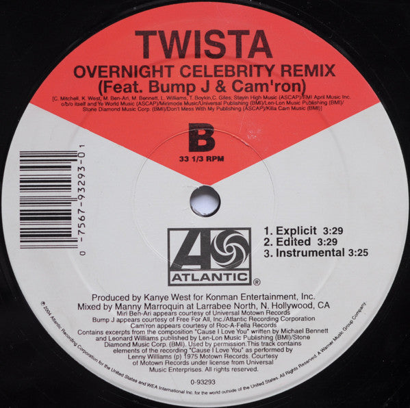 Twista - So Sexy / Overnight Celebrity (Remix)