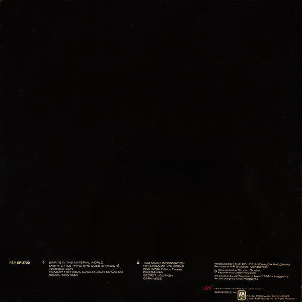 The Police - Ghost In The Machine