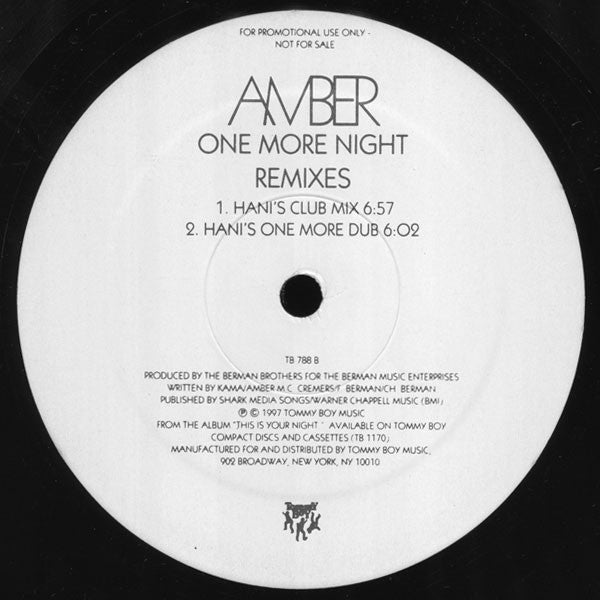Amber - One More Night (Remixes)