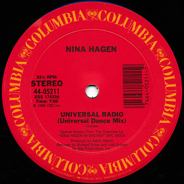 Nina Hagen - Universal Radio