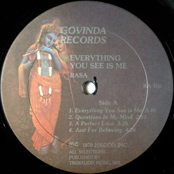 Rasa (9) - Everything You See Is Me