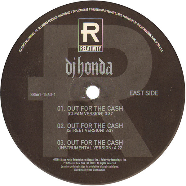DJ Honda - Out For The Cash