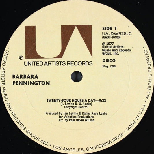 Barbara Pennington - Twenty Four Hours A Day