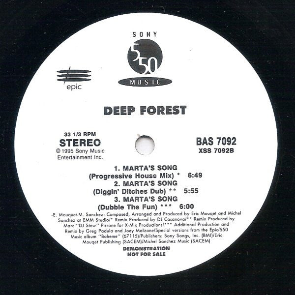 Deep Forest - Marta's Song
