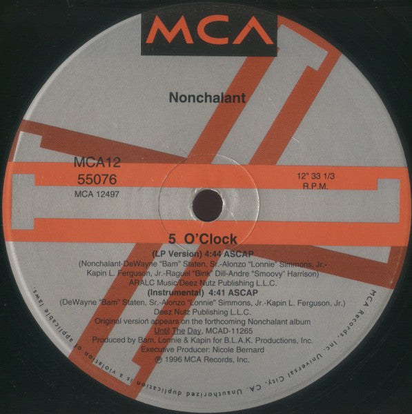 Nonchalant - 5 O'Clock