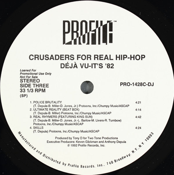 Crusaders For Real Hip-Hop - Déjà Vu - It's '82