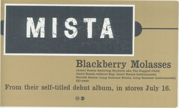 Mista - Blackberry Molasses