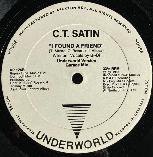 C.T. Satin - I Found A Friend