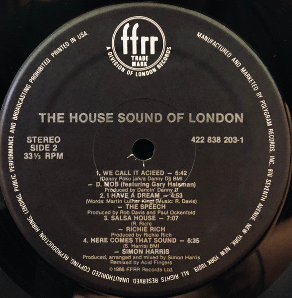 The House Sound Of London