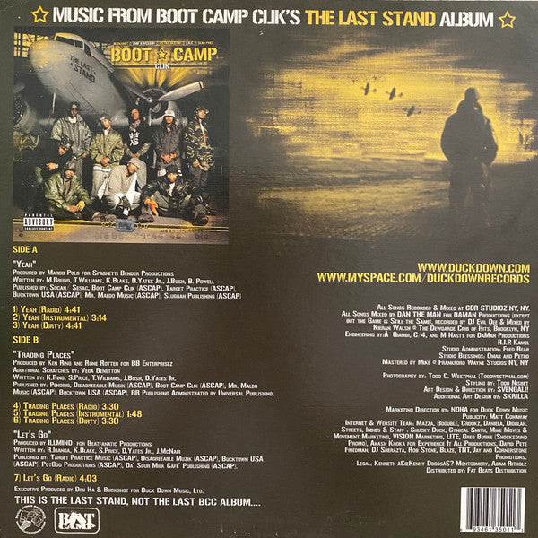 Boot Camp Clik - Yeah / Trading Places / Let's Go