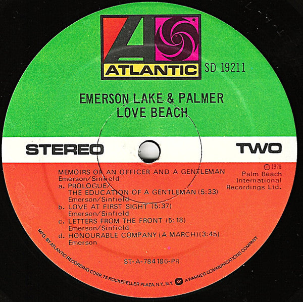 Emerson, Lake & Palmer - Love Beach