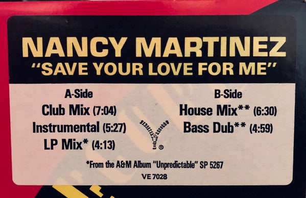 Nancy Martinez - Save Your Love For Me