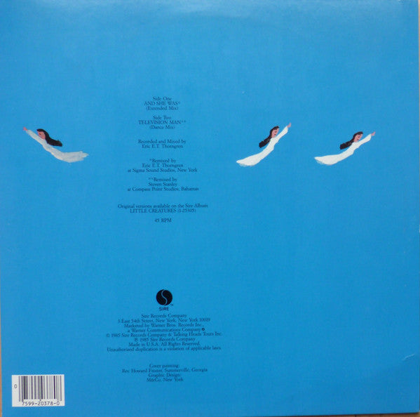 Talking Heads - And She Was / Television Man