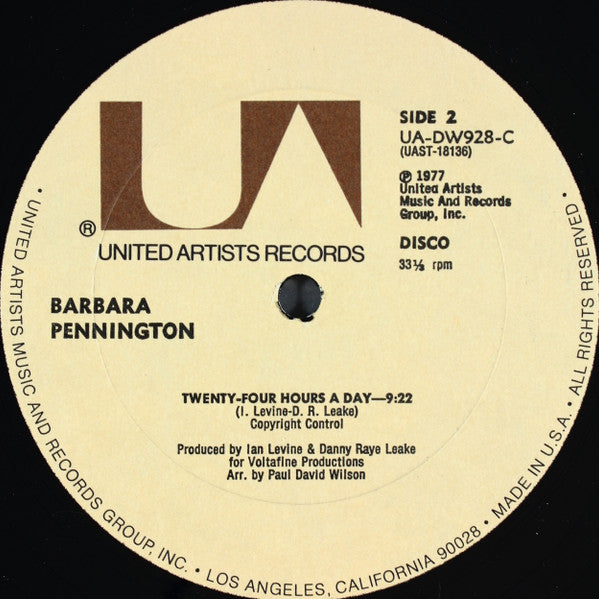 Barbara Pennington - Twenty Four Hours A Day