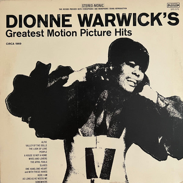 Dionne Warwick's Greatest Motion Picture Hits