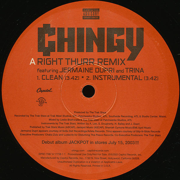 Chingy - Right Thurr (Remix)