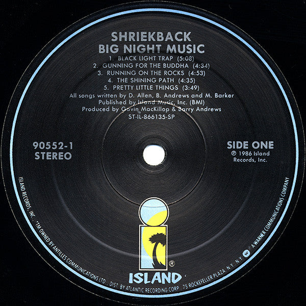 Shriekback - Big Night Music