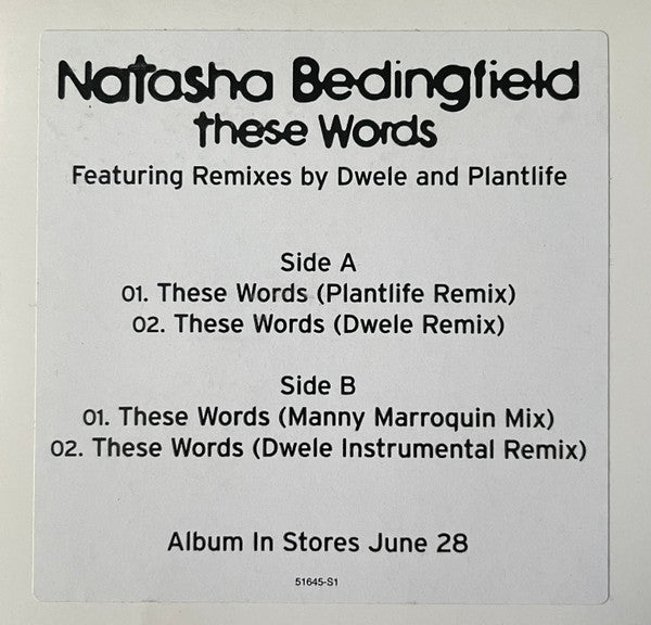 Natasha Bedingfield - These Words